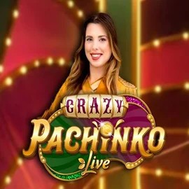 Crazy Pachinko slot logo by Evolution at Koning Bet