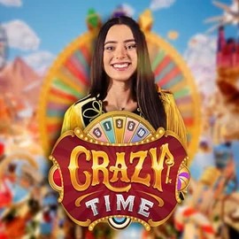 Crazy Time logo by Evolution at Koning BetCrazy Time