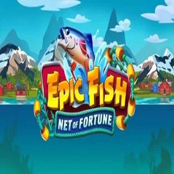 Official Slots logo: Epic Fish Net of Fortune by Quickspin at Koning Bet
