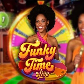 Funky Time online game logo by Evolution on koningbetnl.nl