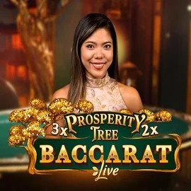 Prosperity Tree Baccarat game by Evolution – logo hosted on Koning Bet