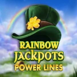 Rainbow Jackpots Power Lines online game logo by Red Tiger Gaming on koningbetnl.nl