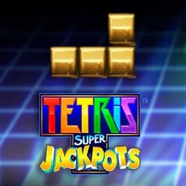 Jackpots logo of Tetris Super Jackpots from WMS at Koning Bet