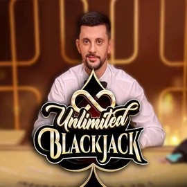 Unlimited Blackjack slot icon by Ezugi, available at Koning Bet